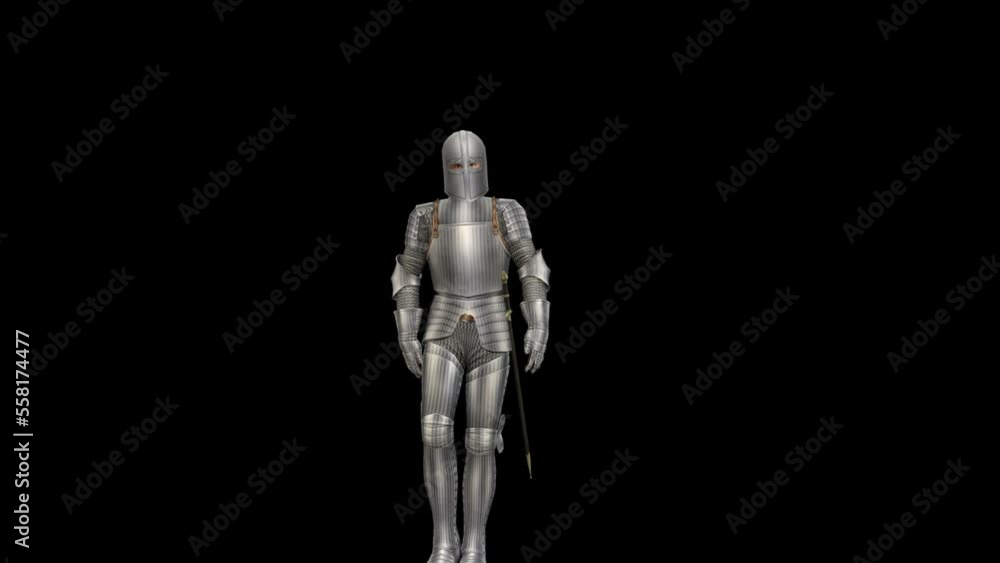 Chevalier Walking Transparent Alpha Video Animation Chevalier Walking Transparent Alpha Video Animation