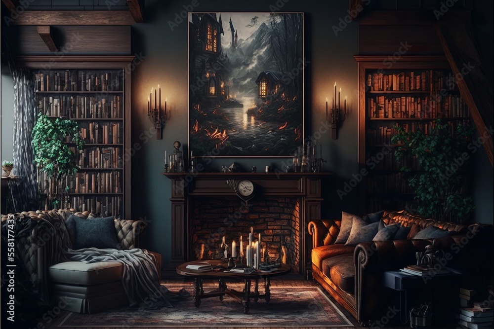 Victorian Gothic Living Room Baci Living Room