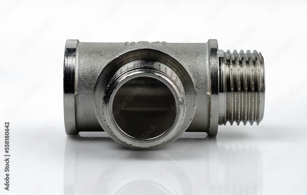 Chrome plated tee pipe fitting 1/2 Chrome plated tee pipe fitting 1/2