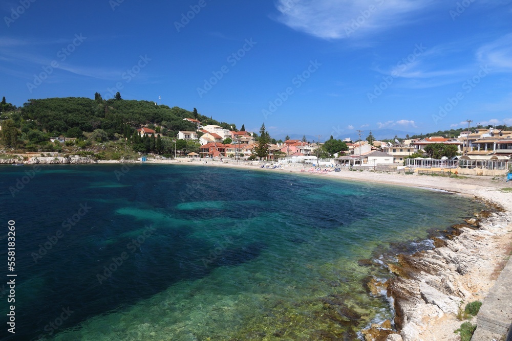 Corfu island, Greece - Kassiopi beach