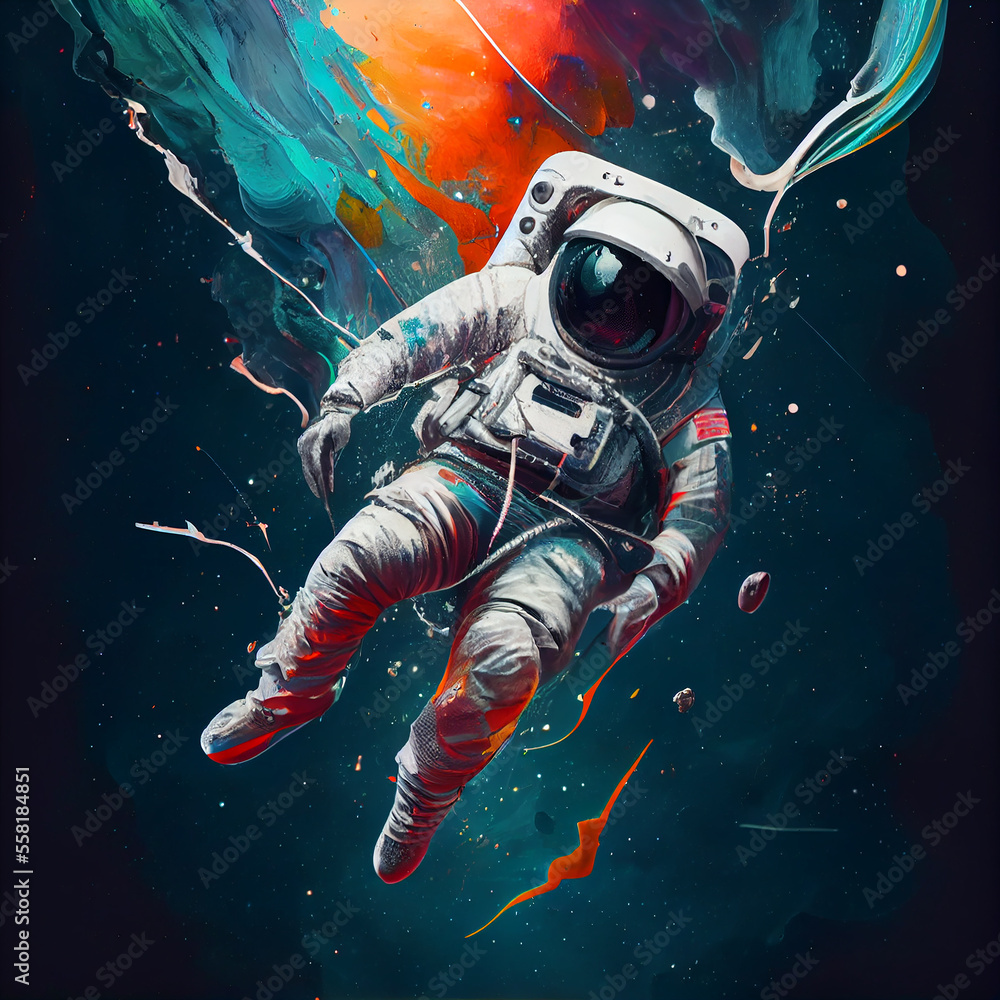 Fototapeta premium Astronaut in space