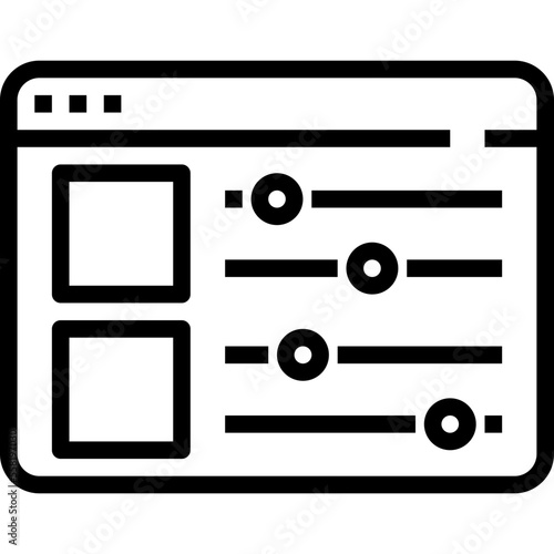 Browser adjustment icon