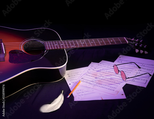 guitar and music