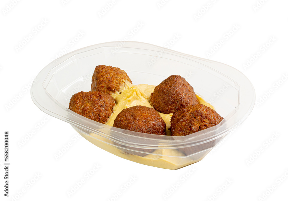 Falafel Balls Isolated, Fried Chickpea Balls, Traditional Arabic Street Food, Falafel on White Background Falafel Balls Isolated, Fried Chickpea Balls, Traditional Arabic Street Food, Falafel on White Background