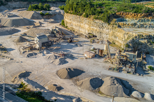 Aerial View of Southern Indiana Quarry 