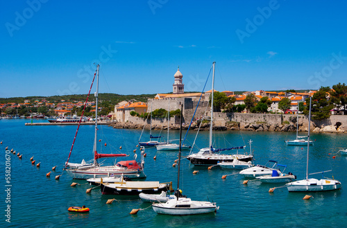 Old town Krk. Island Krk, Croatia