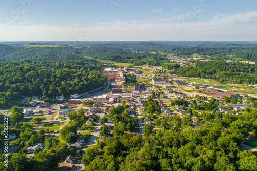 Aerial view of the Historic West Baden Springs Hotel French Lick Indiana 