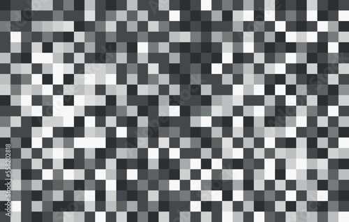 Censor blur effect texture isolated. Blurry pixel color censorship element  naked pixel blur. Vector nude skin censor pattern