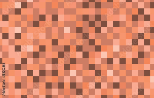 Censor blur effect texture isolated. Blurry pixel color censorship element, naked pixel blur. Vector nude skin censor pattern