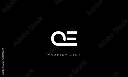 EQ, QE Abstract Letters Logo Monogram photo