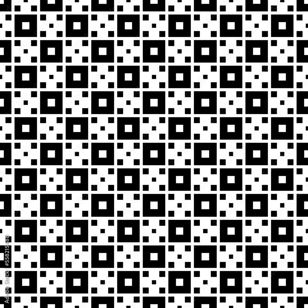 Black and white seamless abstract pattern. Background and backdrop. Grayscale ornamental design. Mosaic ornaments. Vector graphic illustration. EPS10. Black and white seamless abstract pattern. Background and backdrop. Grayscale ornamental design. Mosaic ornaments. Vector graphic illustration. EPS10.