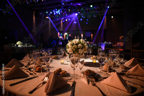 Konstfotografi Table decoration for an event