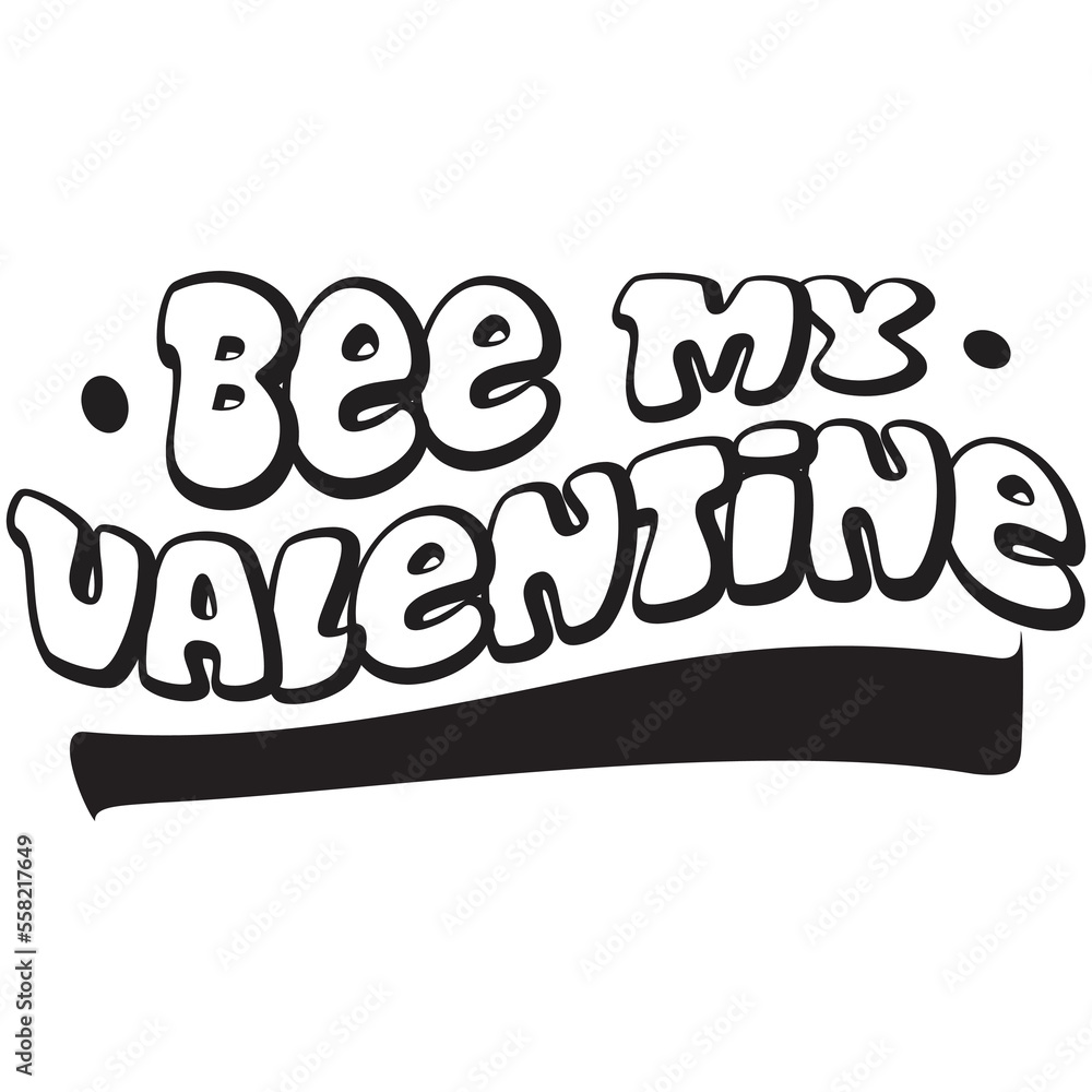 Obraz premium bee my valentine