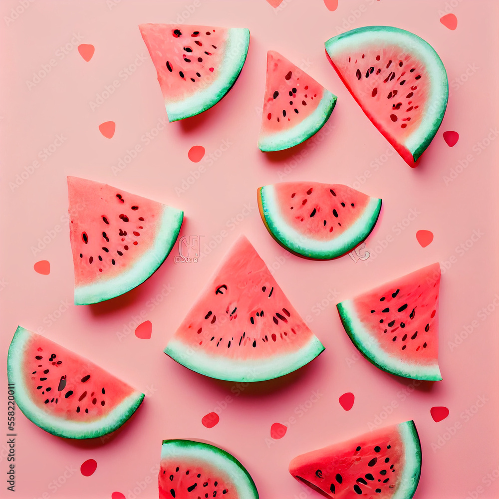 watermelon slices background watermelon slices background