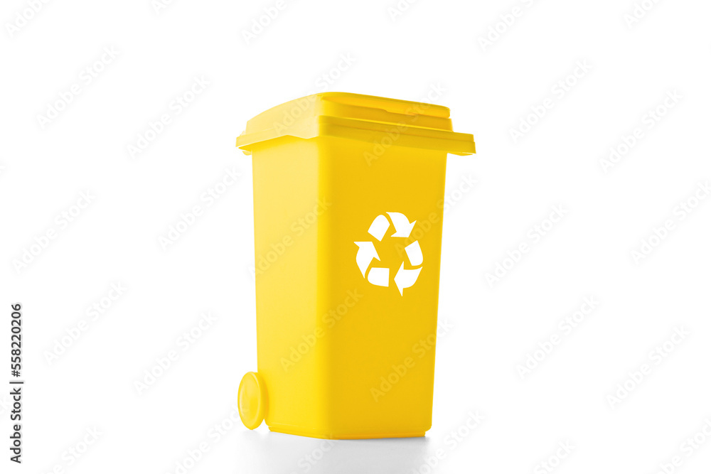 Precycling. Bin container for disposal garbage waste and save en Precycling. Bin container for disposal garbage waste and save en