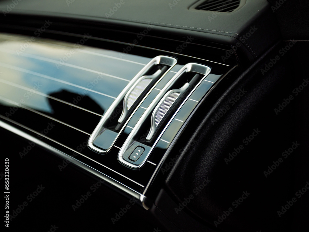 ventilation system in a premium car with air filtration ventilation system in a premium car with air filtration