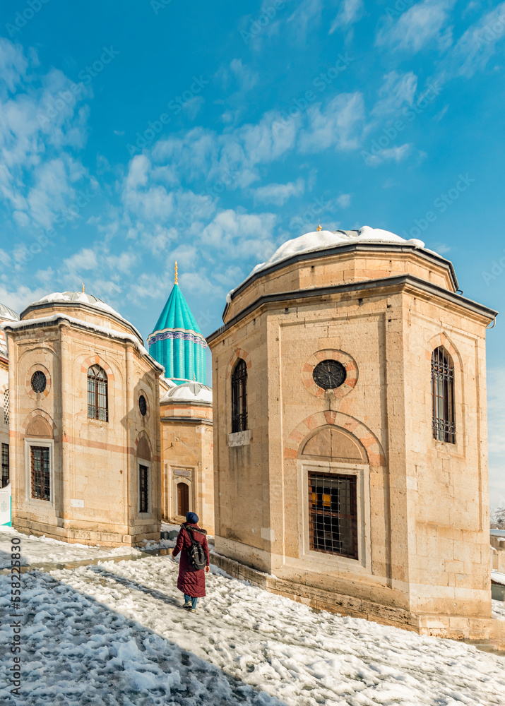 Mausoleum of Mevlana in Konya.