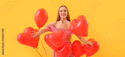 Beautiful young woman with ...