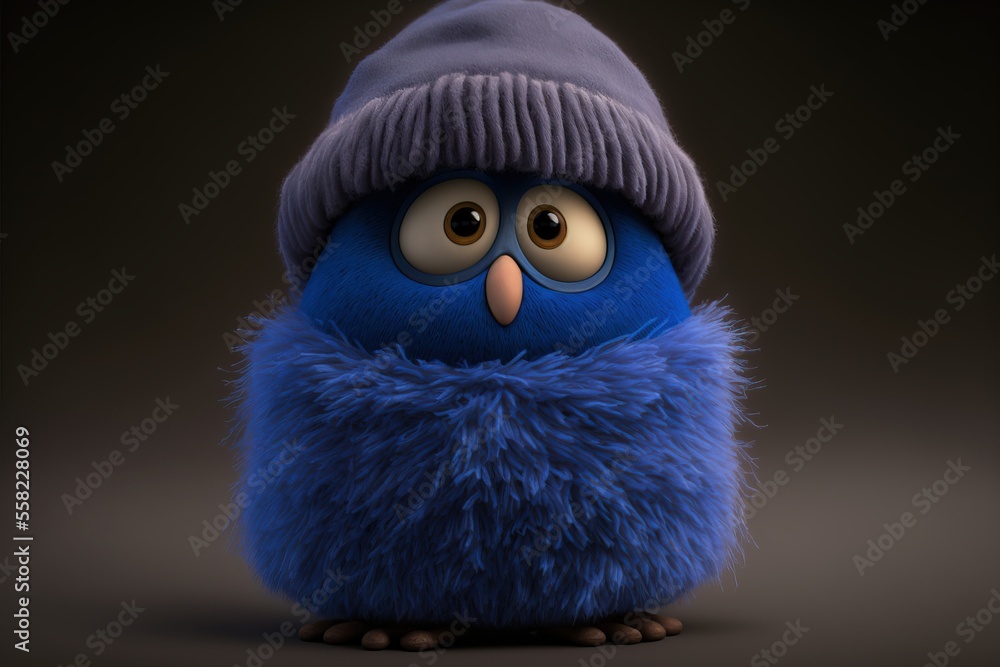Fototapeta premium Olingo. Cute adorable animal inspired by some cartoon movies