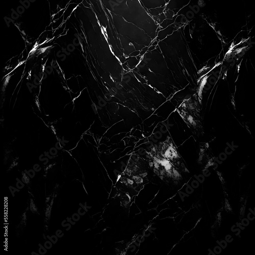 Black and White Marble Background. Black marble wall, luxury abstract black background.