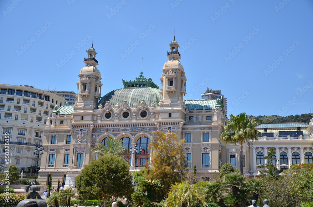 Opéra de Monte-Carlo - an opera house which is part of the Monte Carlo Casino located in the Principality of Monaco.