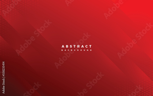 Vector red dynamic abstract modern background design template.