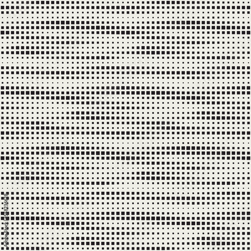 Degrade square seamless pattern. Repeating contemporary fading background. Fades halftone texture. Repeated faded Intricate patern for design prints. Repeat fadew modern net. Vector illustration
