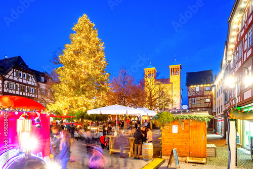 Weihnachtsmarkt, Bensheim, Deutschland 