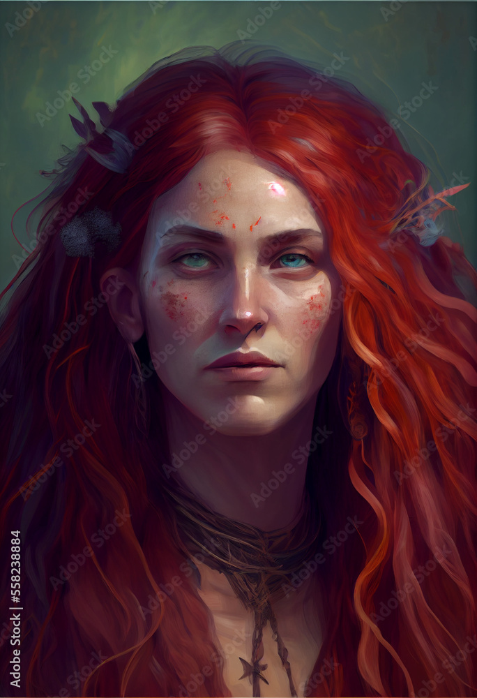 Human Druid Woman - generative ai Human Druid Woman - generative ai