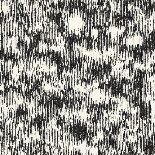 Monochrome Distressed Knit Textured Pattern