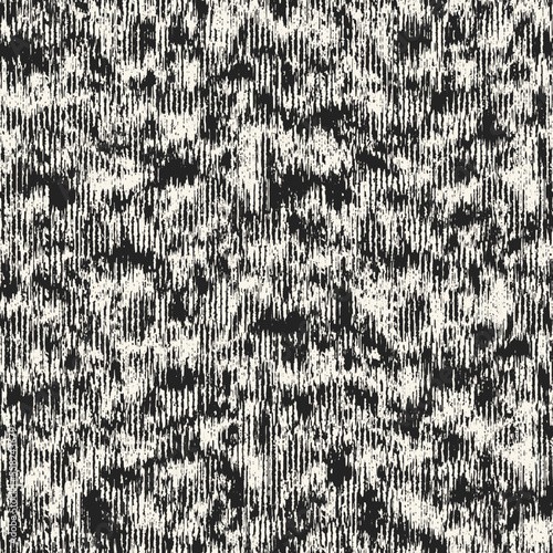 Monochrome Distressed Knit Textured Pattern