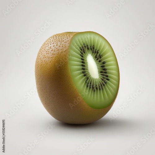 reallistic kiwi (fruit) digital illustration  photo