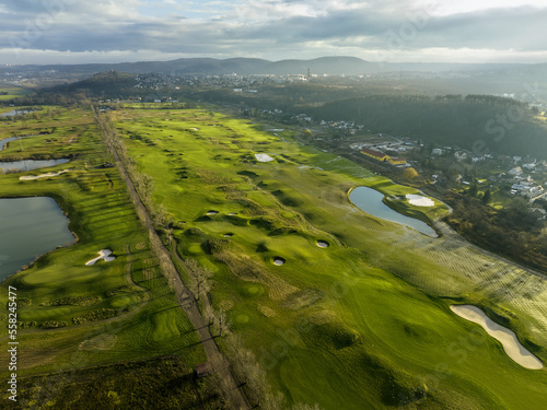 Golfe course at the outskirts of the city