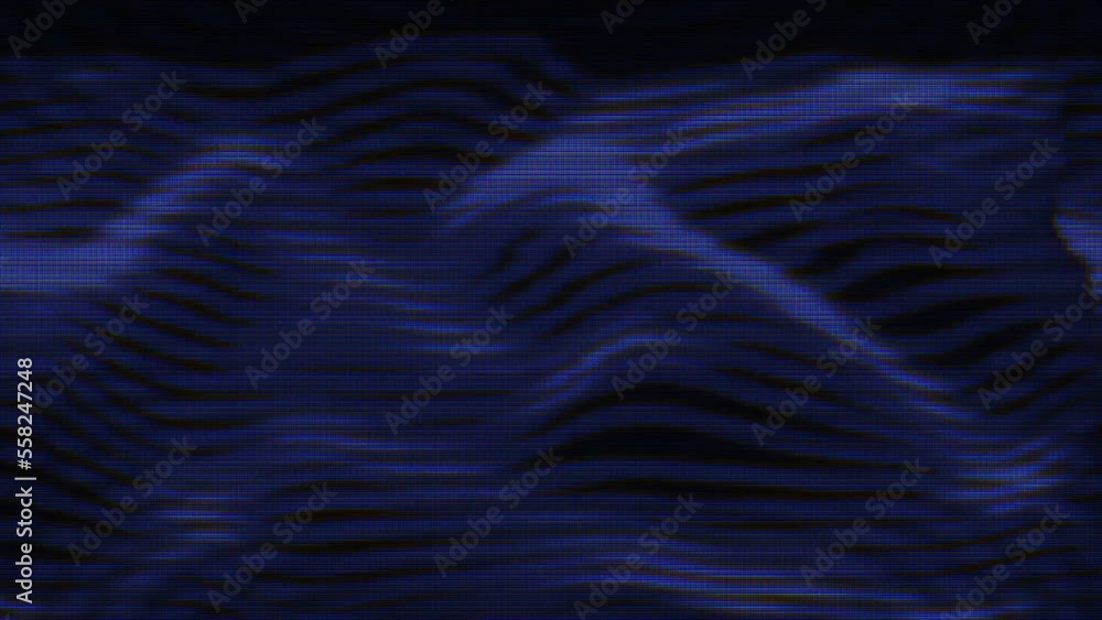 Abstract data flow, 3d digital art, geometric motion texture. Hi-tech sci-fi moving particles. 