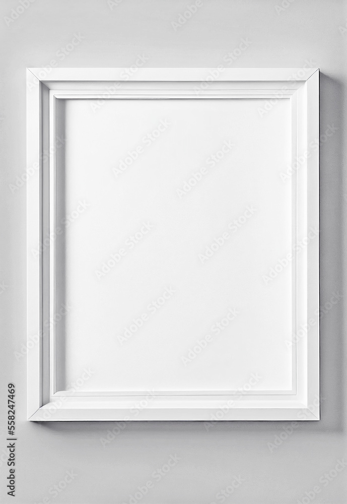 empty white frame empty white frame