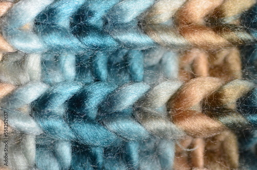 Wolle Textur Hintergund,  Makro - Foto