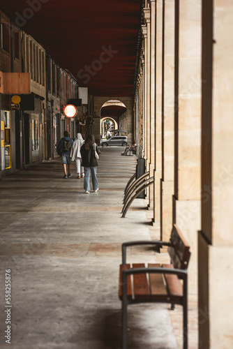 People walking around Gijon downtown © Adrian Iglesias