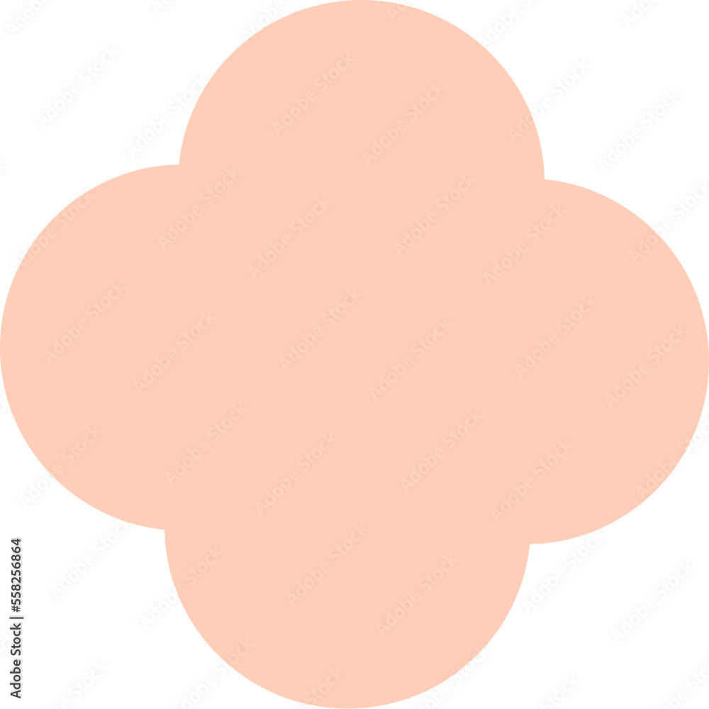Four petal flower illustration Four petal flower illustration
