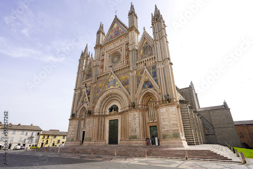 Fototapeta Naklejka Na Ścianę i Meble -  Monumental Cathedral of Orvieto, Umbria region, Italy