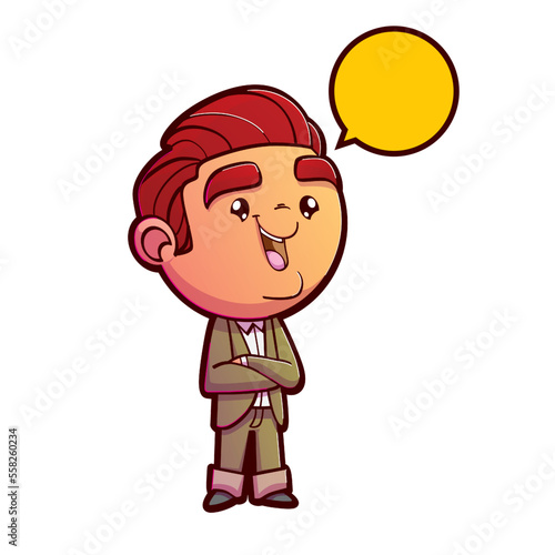 Wallpaper Mural character of a person with a smile Torontodigital.ca