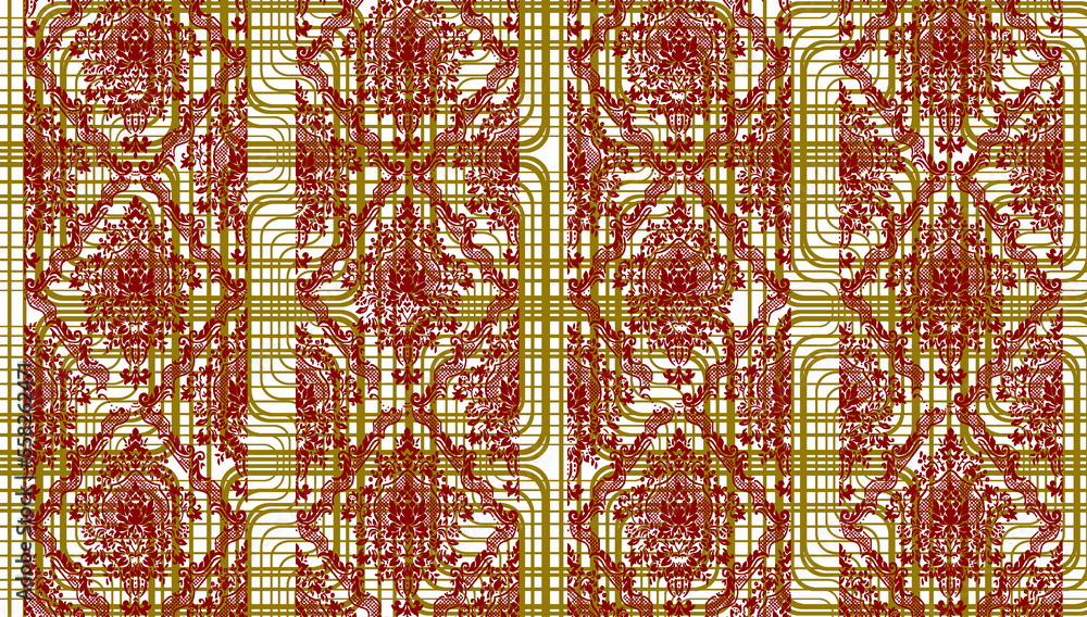 Digital And Textile Design Pattern