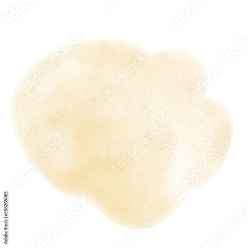 Teal watercolor cloud