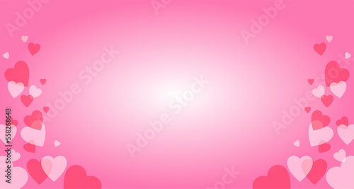 pink background with hearts © Syamsul