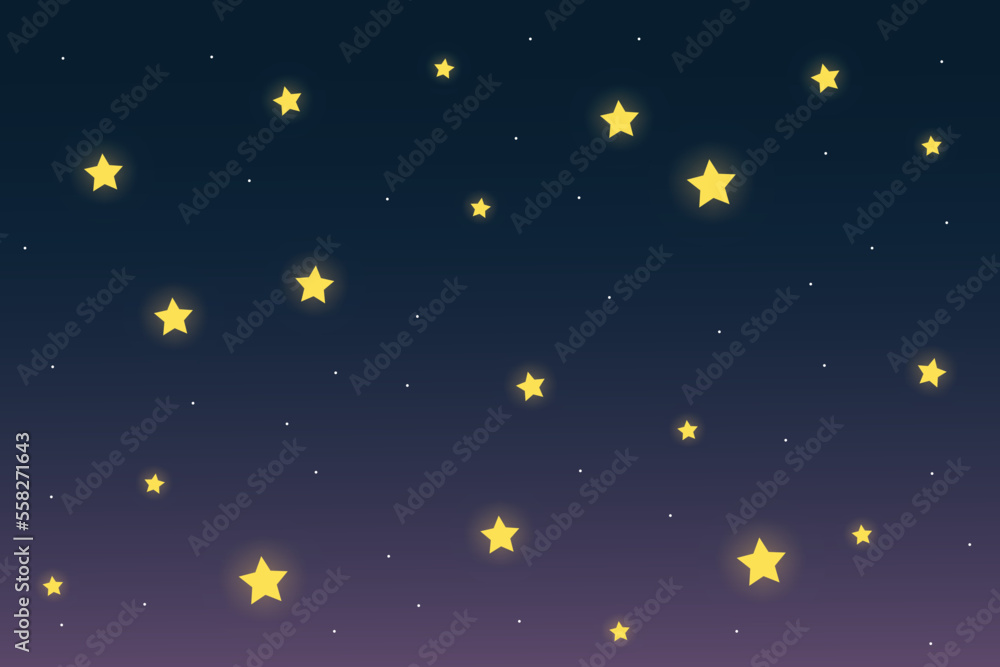 night sky with stars and moon. paper art style. Dreamy background with moon stars and clouds, abstract fantasy background. Half moon, stars and clouds on the dark night sky background. night sky with stars and moon. paper art style. Dreamy background with moon stars and clouds, abstract fantasy background. Half moon, stars and clouds on the dark night sky background.