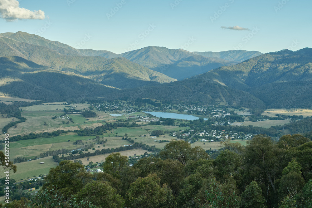 view of the mountains