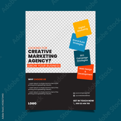 Creative Marketing Agency Flyer Design