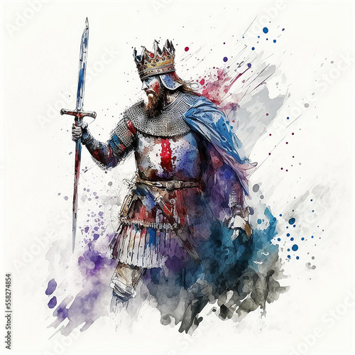 watercolor of William the Conqueror