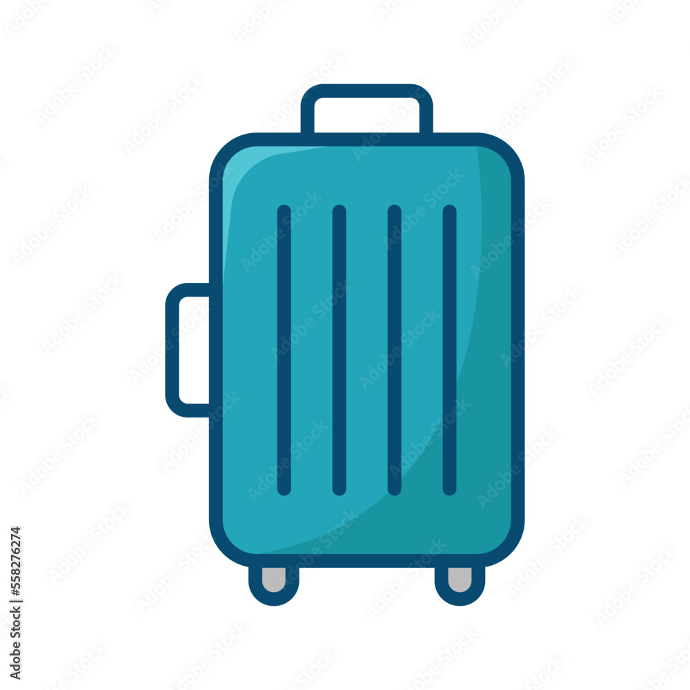 travel bag icon vector design template in white background travel bag icon vector design template in white background