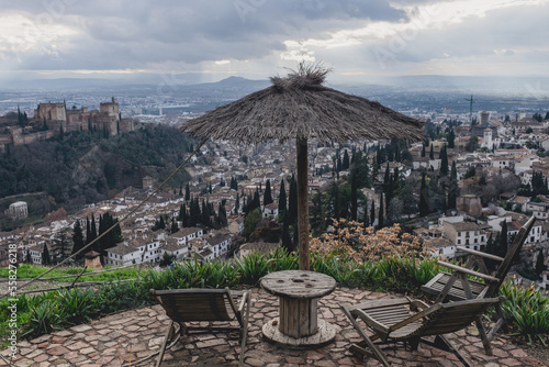 View of Granada from the hills