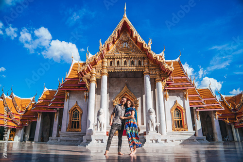 Bild auf Leinwand templo bangkok